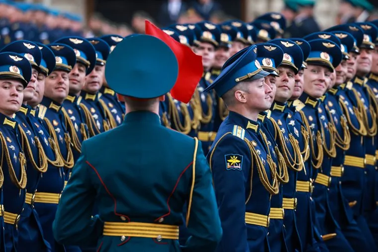 Парад Победы на Красной площади в Москве. Москва