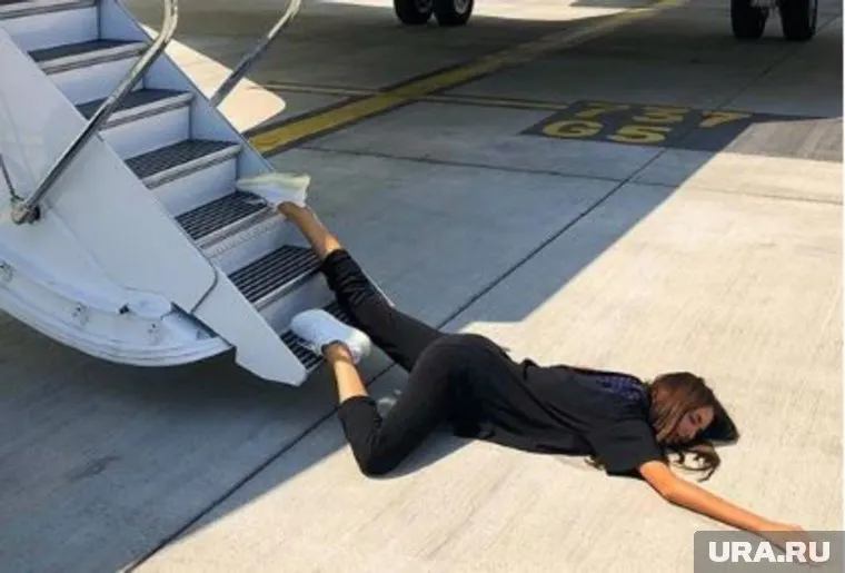 Модель приняла участие в флешмобе