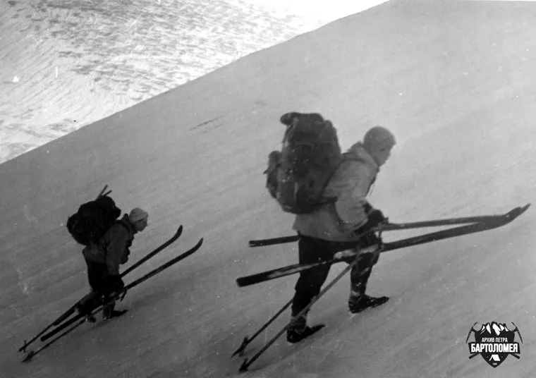 Поход Игоря Дятлова 1958 года на Приполярный Урал. Архив Петра Бартоломея, фото Дятлова