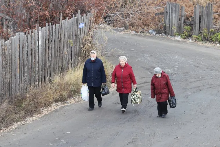 Осень. Курган
