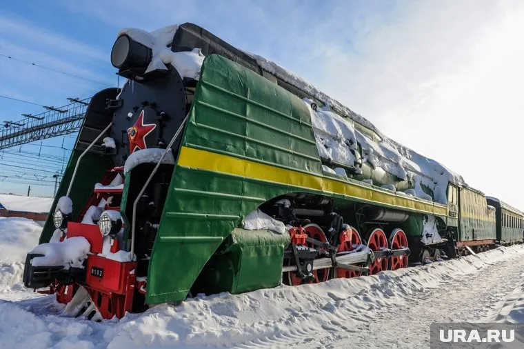 В результате пожара пострадал локомотив