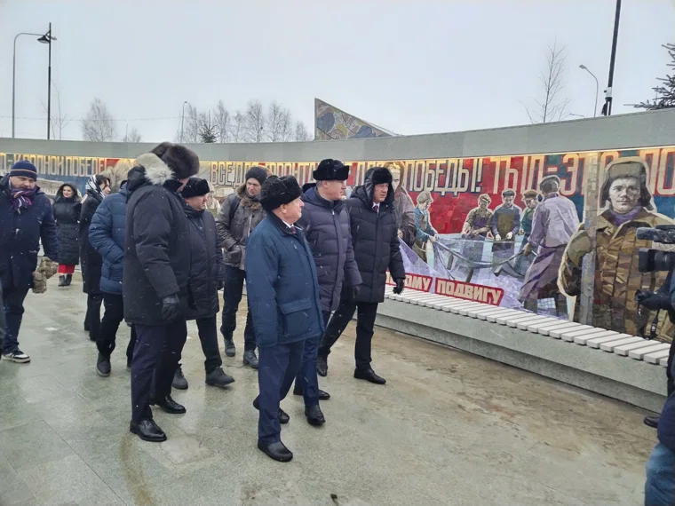 Открытие стелы в Ханты-Мансийске