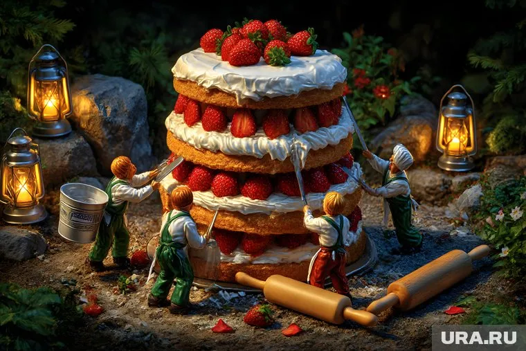 Торт будет весить около 240 кг 