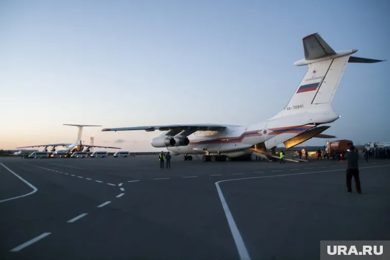 После приземления самолет не смог остановиться в пределах полосы (архивное фото)