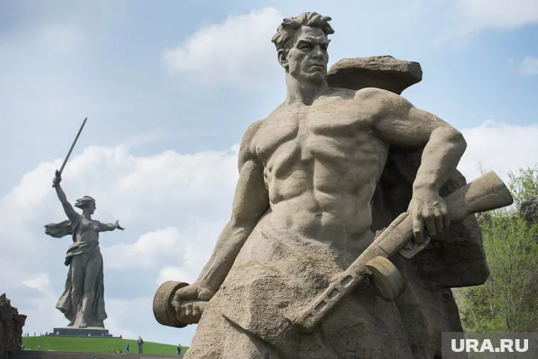 Акция проходила на Мамаевом кургане