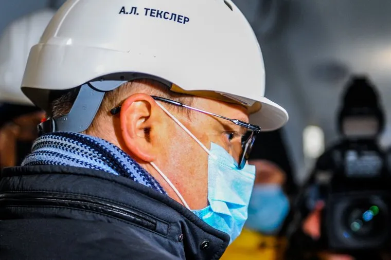 Поездка Алексея Текслера на строительство инфекционной больницы. Челябинск