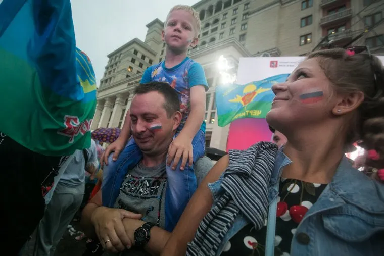 Концерт на Манежной площади Россия в моем сердце", посвященный спортивным победам России в 2018 году.