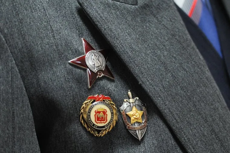 Открытие экспозиции в честь 100-летнего юбилея органов безопасности России. Челябинск