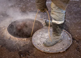 В клинике ЯНАО деньги ОМС потратили на ремонт колодца