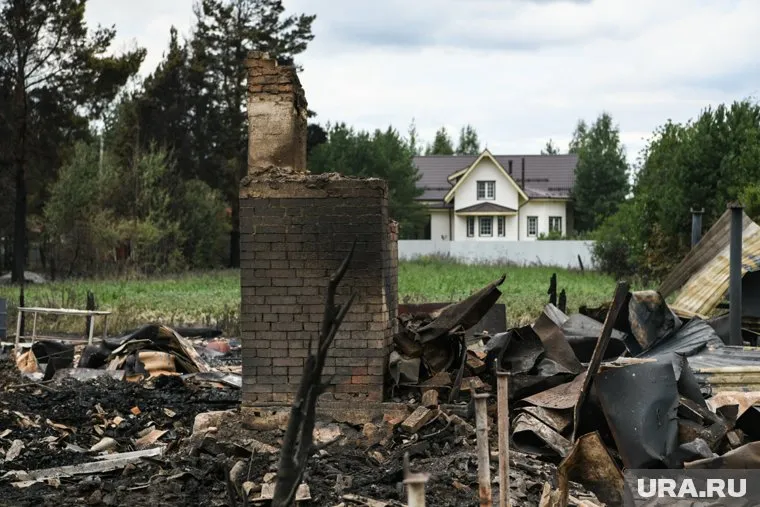 В селе Шайдуриха Невьянского городского округа сгорело 41 строение