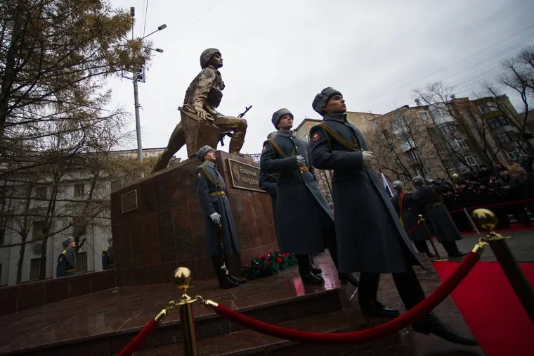 Торжественное открытие памятника «Военным контрразведчикам». Екатеринбург