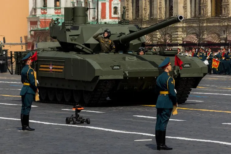 Генеральная репетиция Парада Победы-2022 на Красной площади. Москва