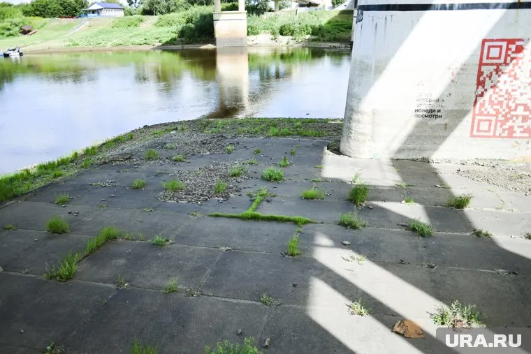 Уровень воды в Туре ниже нуля гидропоста на 13 сантиметров