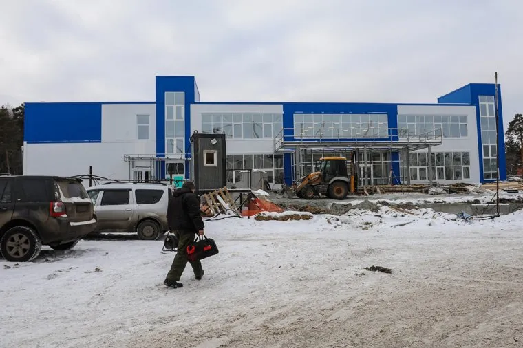 Строительство Центра шорт-трека. Нацпроект. Челябинск