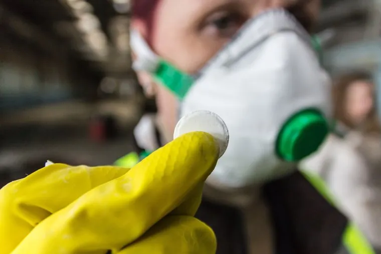 Обработка трамваев хлорсодержащим раствором. Магнитогорск