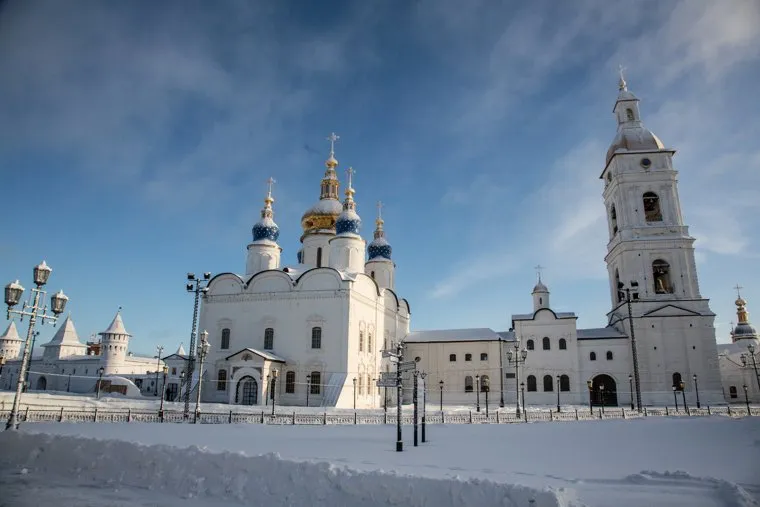 Посад сибирских старожилов и виды города. Тобольск, тобольский кремль