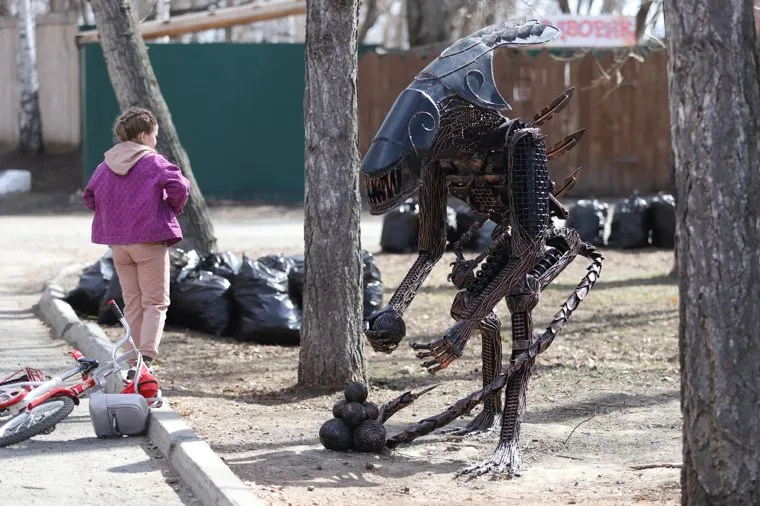 Арт- объект в Центральном парке. Курган 
