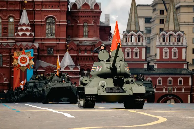 Генеральная репетиция парада Победы в Москве