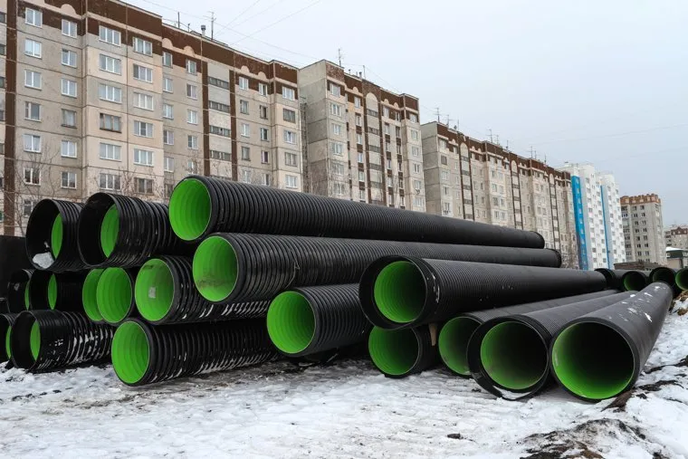 Ремонтные работы на ул. Мальцева. Курган