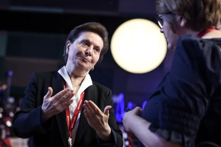 Сбор гостей на пленарное заседание Питерского международного экономического форума (ПМЭФ 2022). Санкт-Петербург