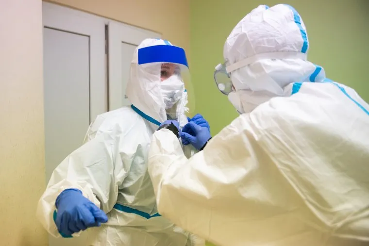 Свердловский областной клинический психоневрологический госпиталь для ветеранов войн, где оказывают помощь пациентам с коронавирусной инфекцией COVID-19. Екатеринбург