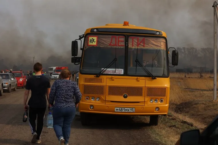 Пожар в Логовушке. Курган