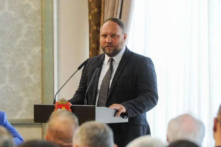 Конференция челябинского Союза промышленников и предпринимателей с участием Алексея Текслера. Челябинск