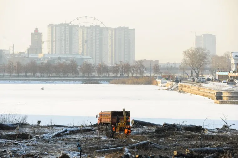Будущие гостиницы к саммитам ШОС и БРИКС. Челябинск, река миасс, строительство конгресс-холла