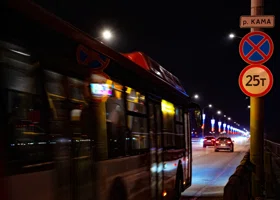 В Перми задымился автобус