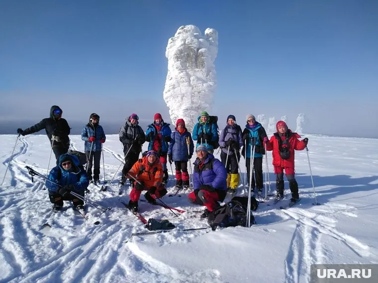 Уральские туристы на плато Маньпупынер
