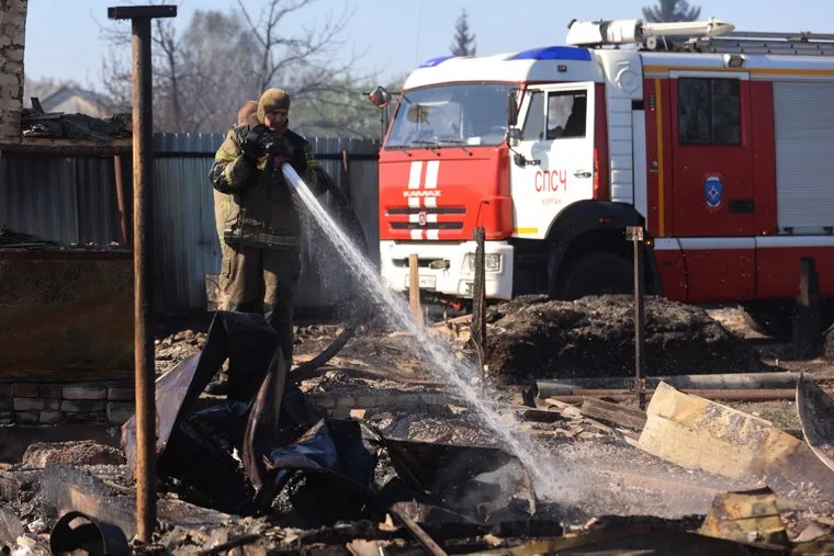 Майские пожары в Курганской области 2023 год: фото, видео