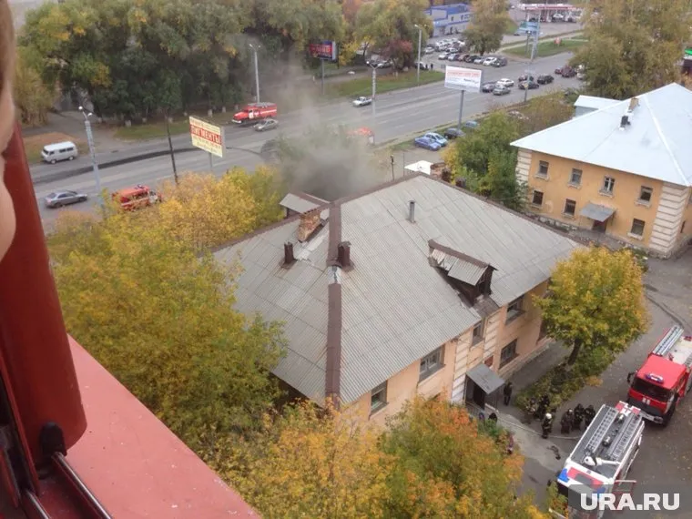Горел старый корпус тубдиспансера в Челябинске