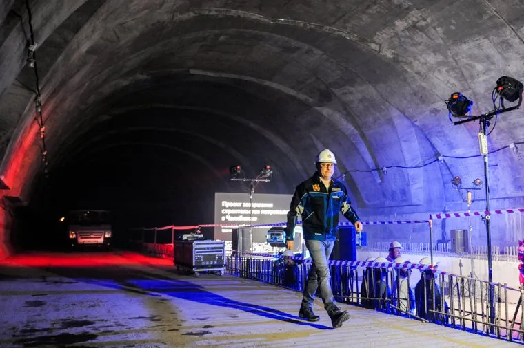 Алексей Текслер на презентации метротрамвая. Челябинск