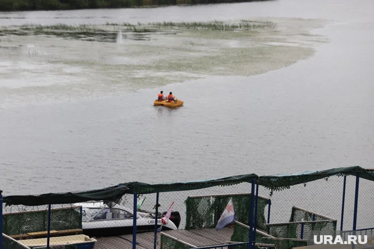 Лодочную станцию а Тазе оборудовал местный житель 