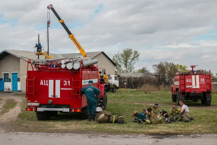 Сгоревшие сельские дома. Мыркайское