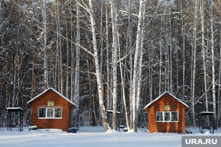 Озеро Шарташ зимой. Екатеринбург