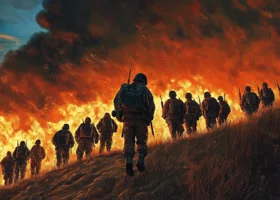 Российские солдаты уничтожили технику и пехоту ВСУ, окруженную под Купянском