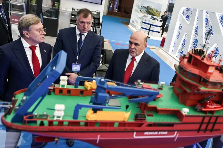 Михаил Мишустин на форуме "Транспорт России". Москва