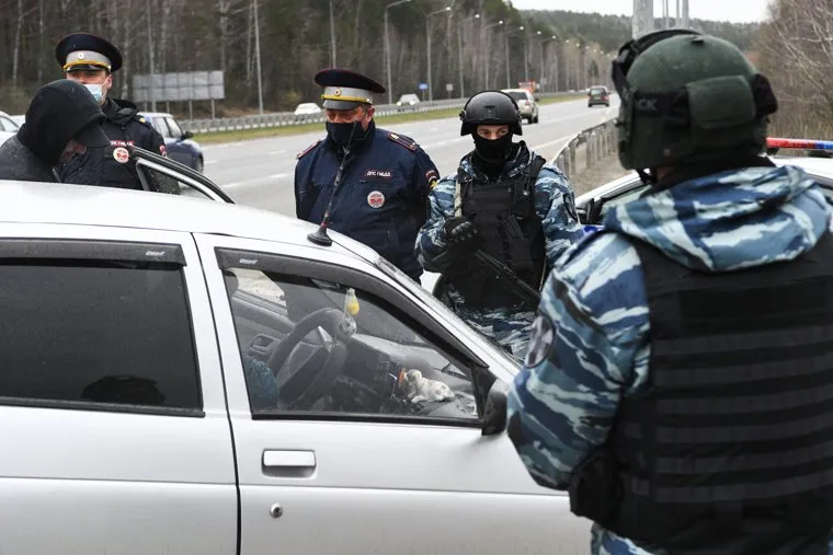 Место антитеррористической операции в Екатеринбурге, где уничтожили трёх террористов. Екатеринбург