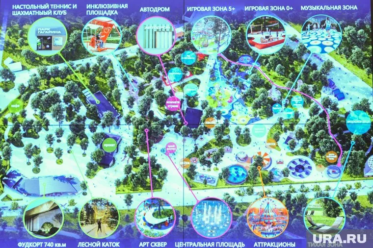 Реконструкция парка началась только в этом году