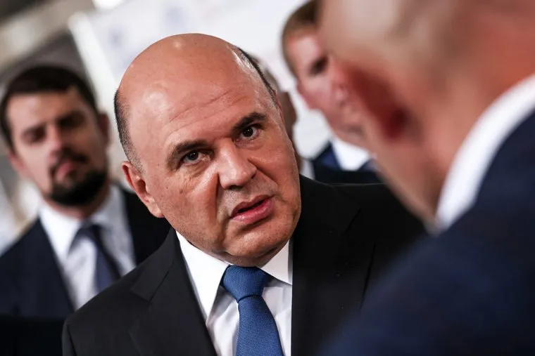 Михаил Мишустин во время визита в Читу. Чита