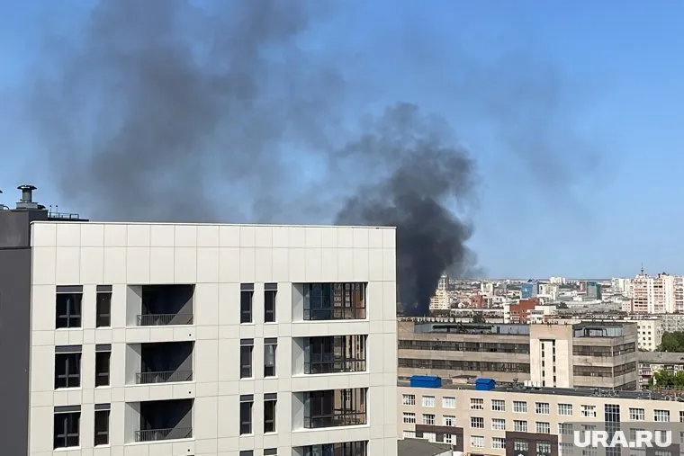 Пожар на трубах случился в Кургане 31 августа (архивное фото)