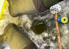 В декабре в Свердловской области продолжилась осенняя рыбалка