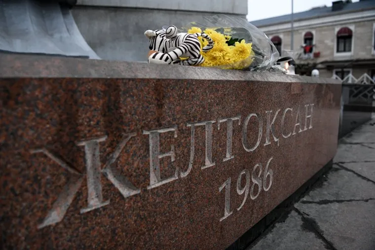 Обстановка в Алма-Ате после погромов. Алма-Ата, Казахстан