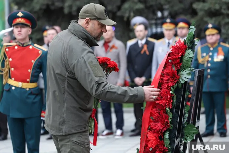 Церемония прошла у памятника маршалу Георгию Жукову