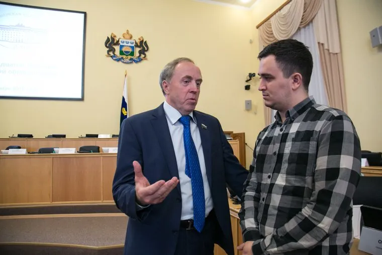 Очередное заседание областной думы тюменской области. Тюмень, булатов эльдар, рейн виктор