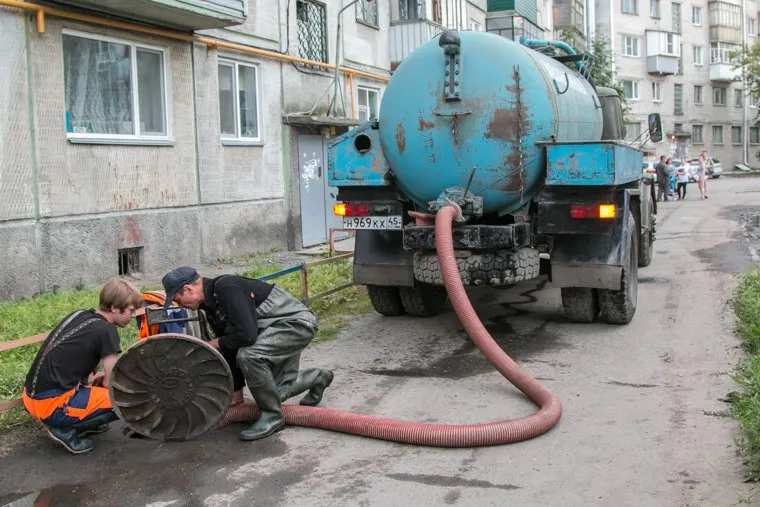 Авария водопровода. Курган