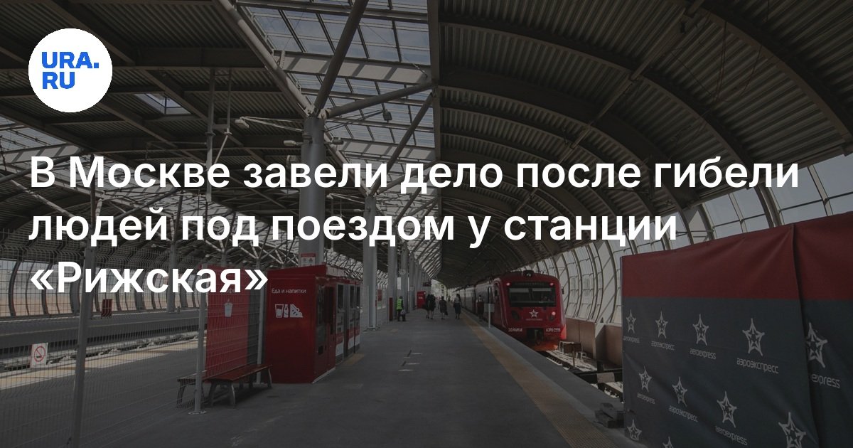 В Москве завели дело после гибели людей под поездом у станции «Рижская»
