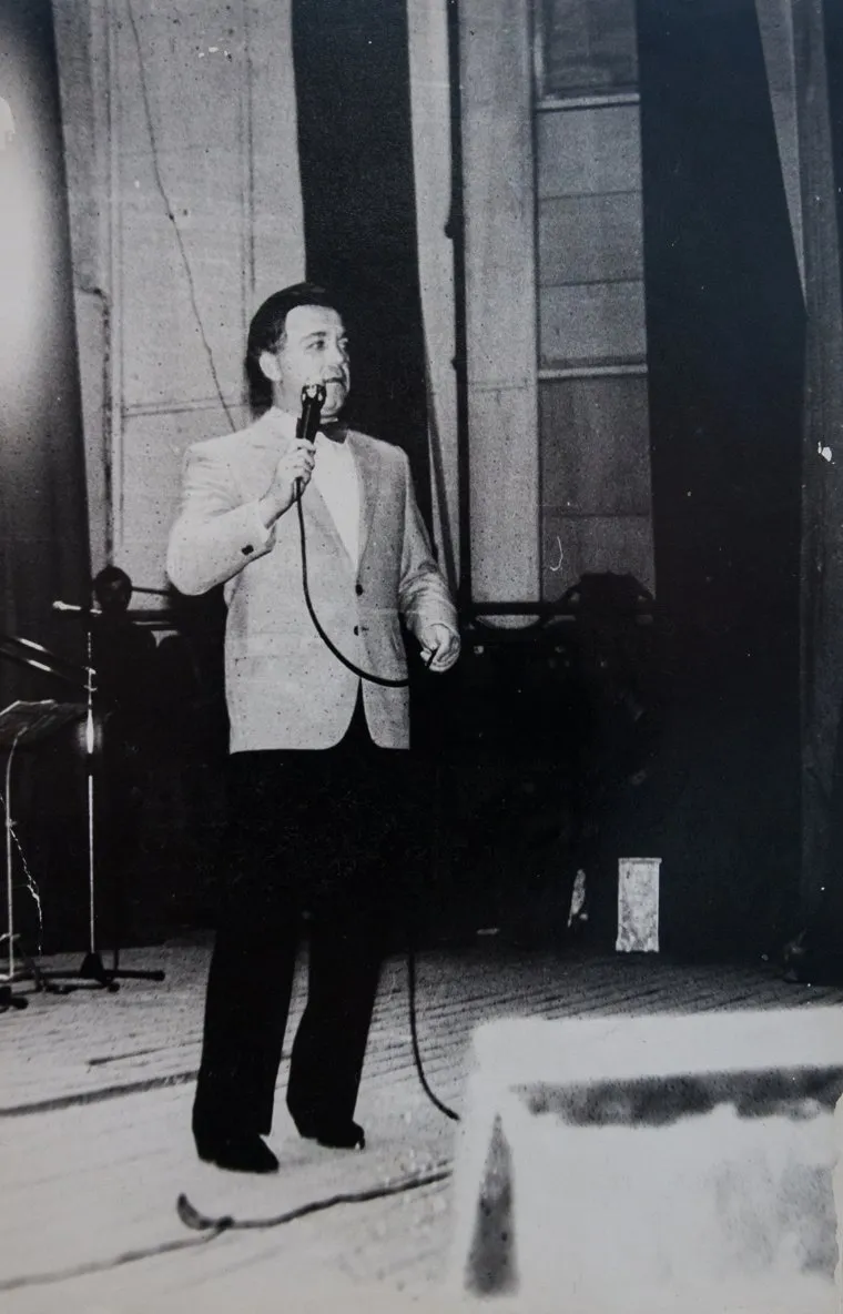 Фото из архива Игоря Меркулова с Кобзоном в Афганистане, 1986г. Кабул