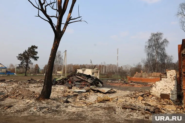 Курганцы остались без своего жилья из-за пожаров (архивное фото)